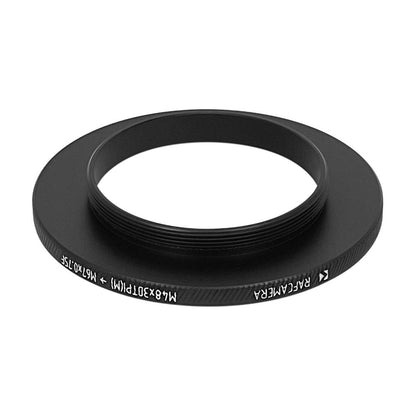 M48x30tpi male to M67x0.75 female thread adapter for Cooke Kinetal lenses