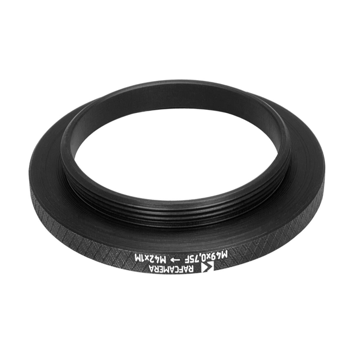 M49x0.75 female to M42x1 male thread adapter