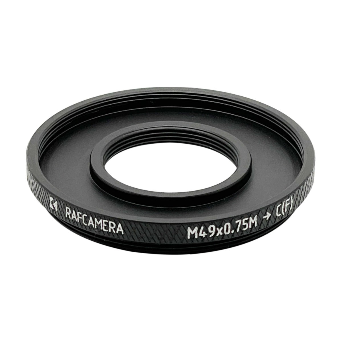 M49x0.75 male to female C-mount thread adapter
