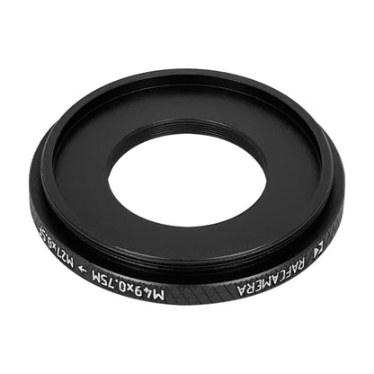 M49x0.75 male to M27x0.5 female to thread adapter for Spiratone