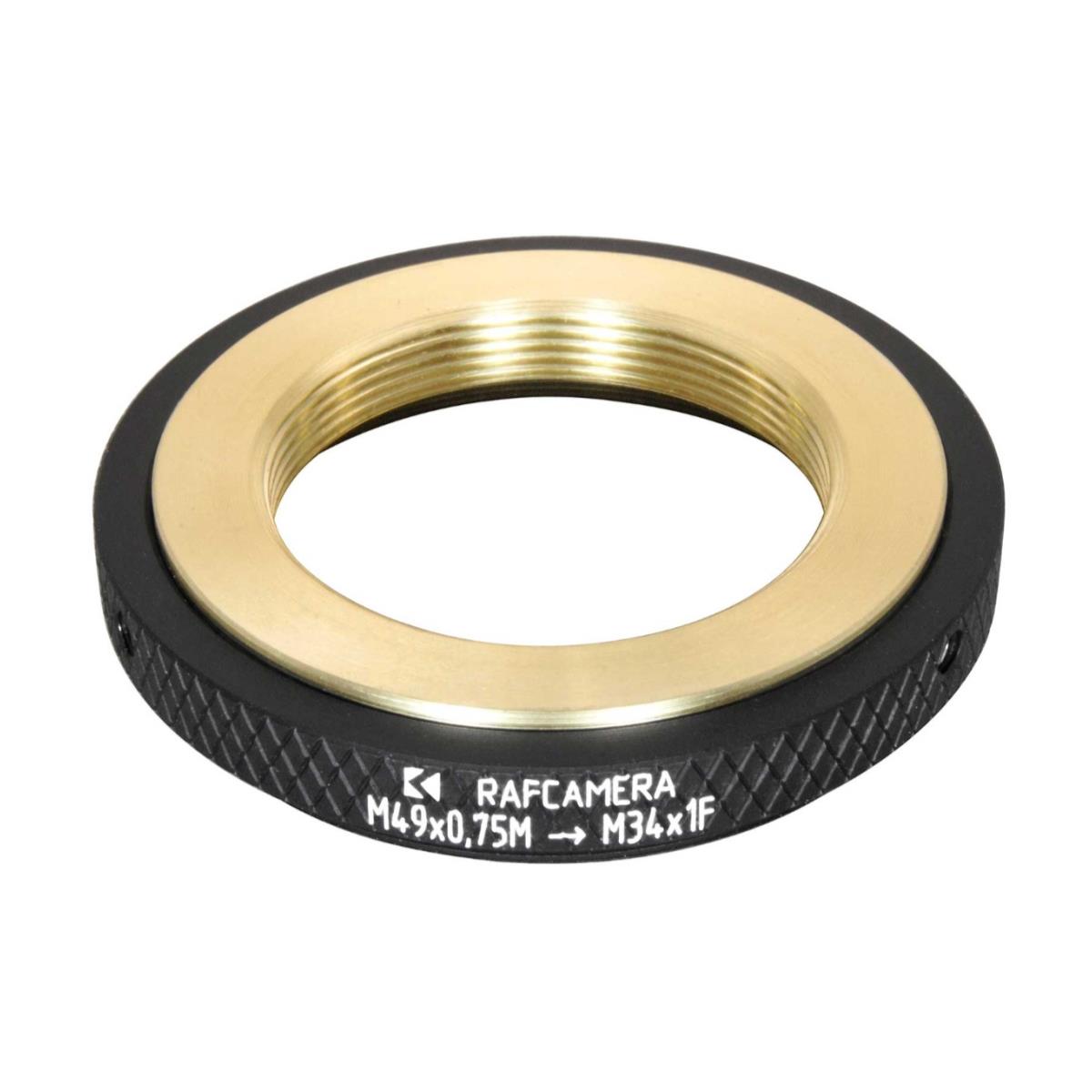 Zeiss Steritar attachment (M34x1) to M49x0.75 thread adapter