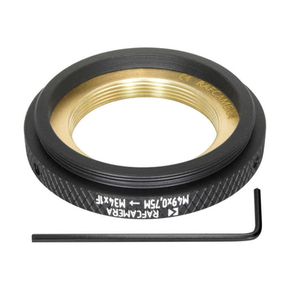 Zeiss Steritar attachment (M34x1) to M49x0.75 thread adapter