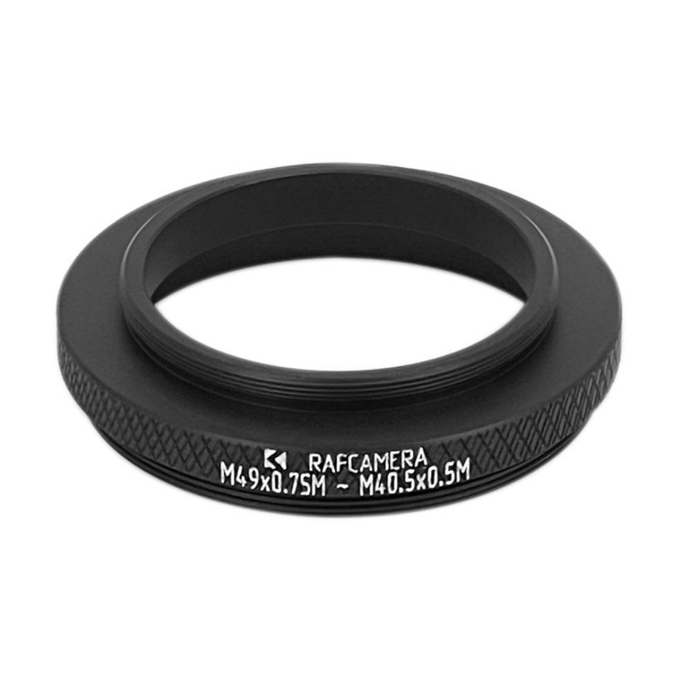 M49x0.75 male to M40.5x0.5 male thread adapter