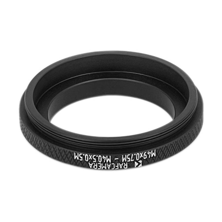 M49x0.75 male to M40.5x0.5 male thread adapter
