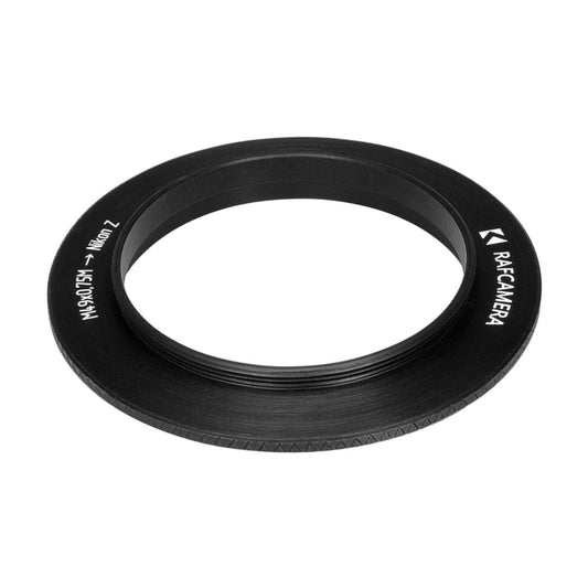 M49x0.75 male thread to Nikon Z camera mount adapter
