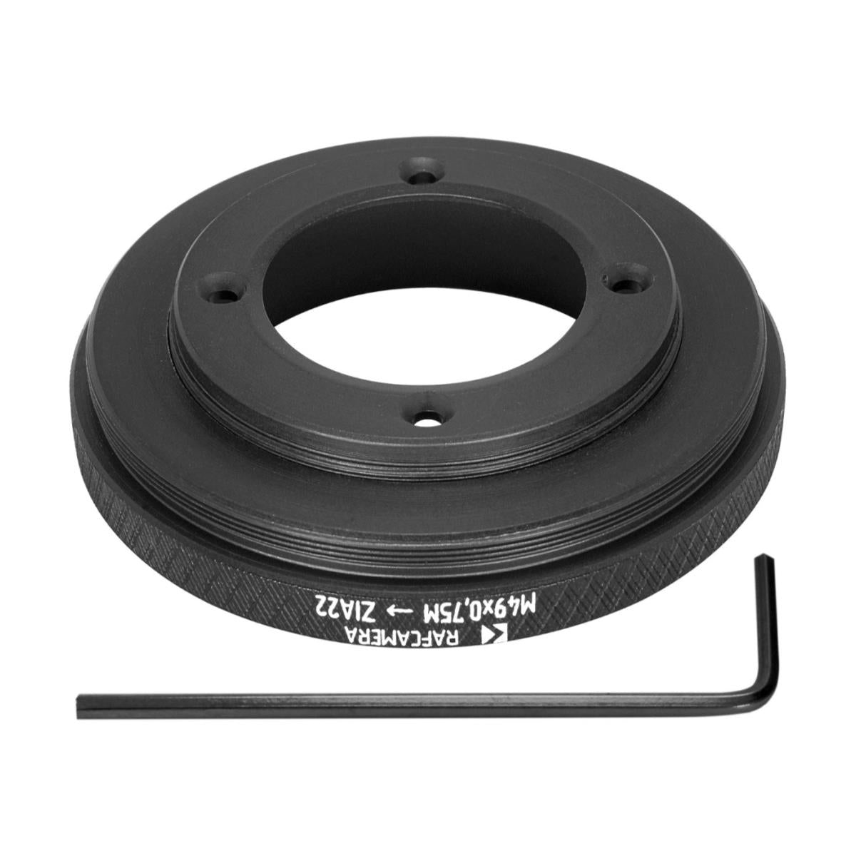 M49x0.75 male thread mount for Zeiss Ikon Anamorphot 22/1.5x
