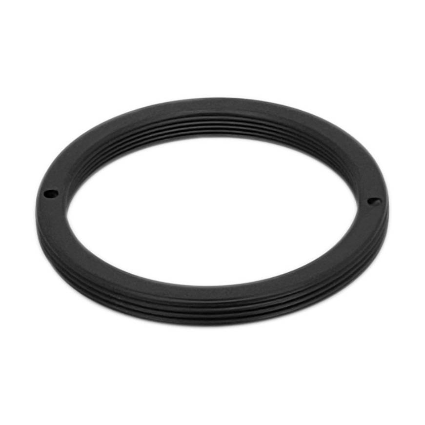 M50.5x1 male to M42x0.75 female thread adapter, flangeless
