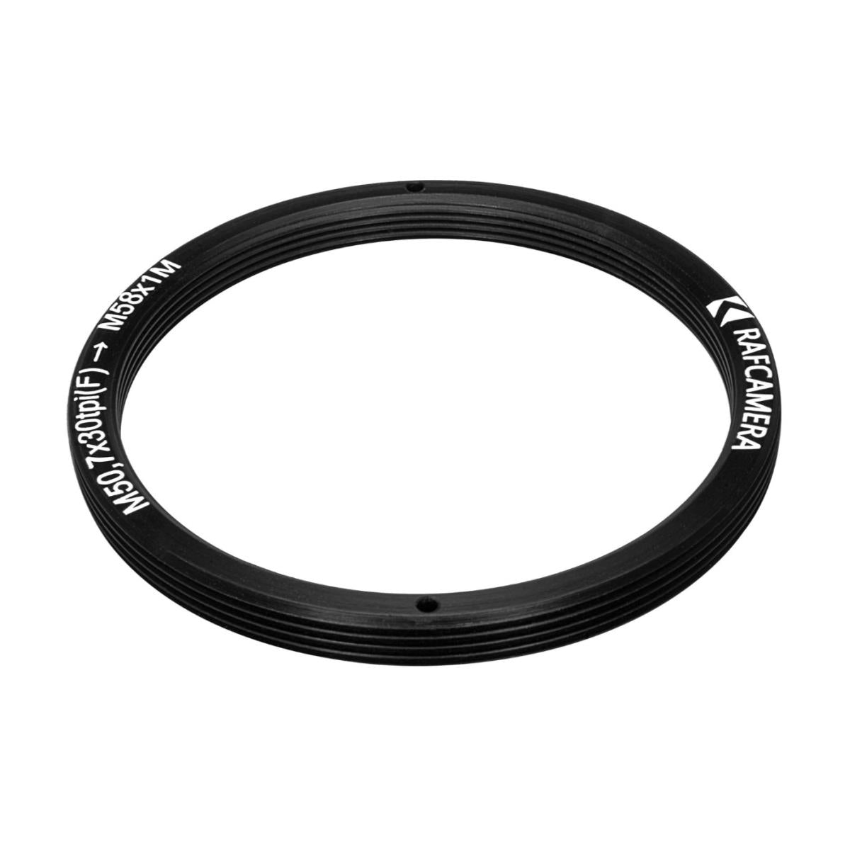 M50.7x30tpi female to M58x1 male thread adapter for Betax #3 shutter