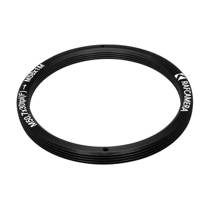 M50.7x30tpi female to M58x1 male thread adapter for Betax #3 shutter