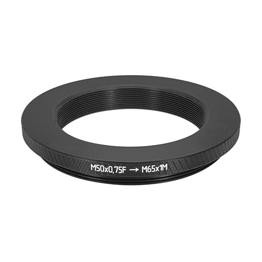 M50x0.75 female to M65x1 male thread adapter