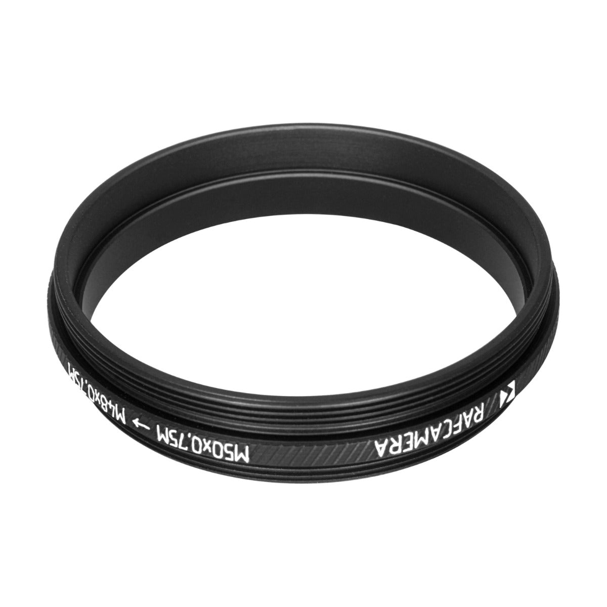 M50x0.75 male to M48x0.75 male thread adapter