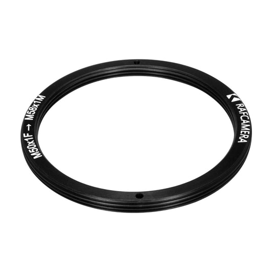 M50x1 female to M58x1 male thread adapter, flangeless