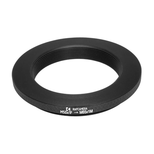 M50x1 female to M65x1 male thread adapter