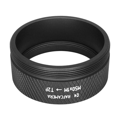 M50x1 male to M42x0.75 (T2) female thread adapter