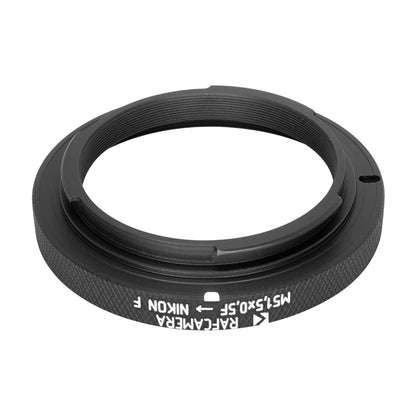 M51.5x0.5 female thread to Nikon F camera mount adapter