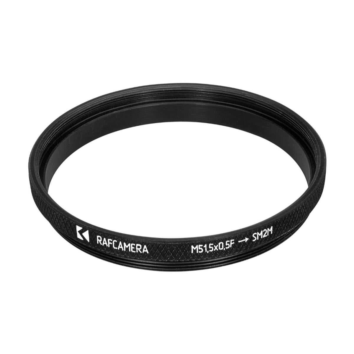 M51.5x0.5 female to SM2 male thread adapter for Zork Multi Focus System