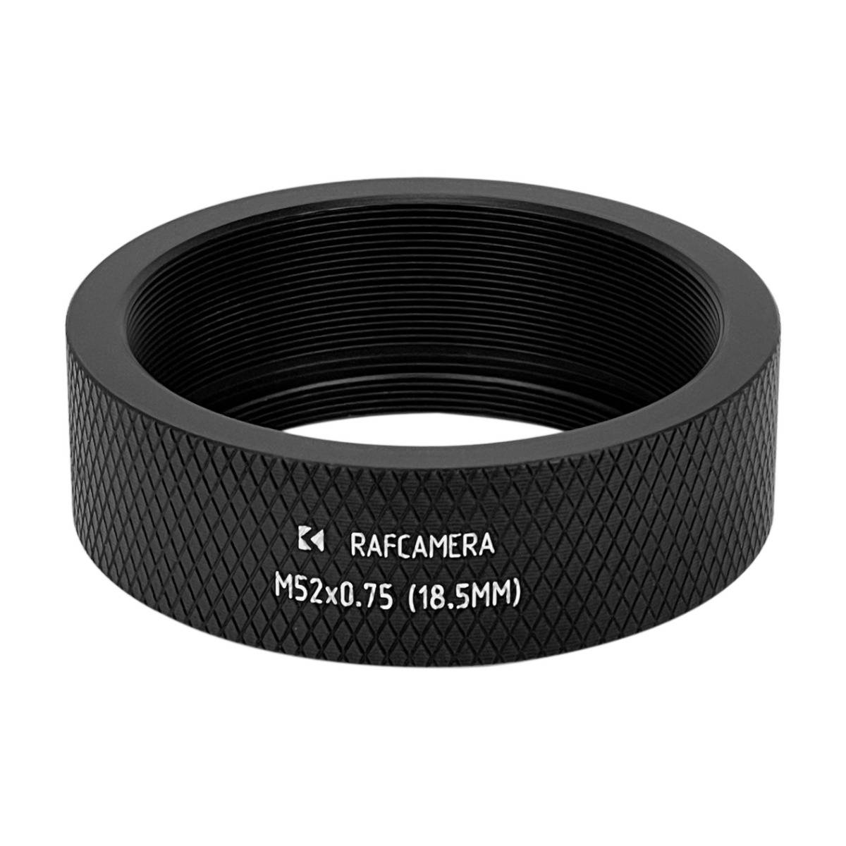 M52x0.75 thread extender (18.5mm) with M48x0.75 female thread