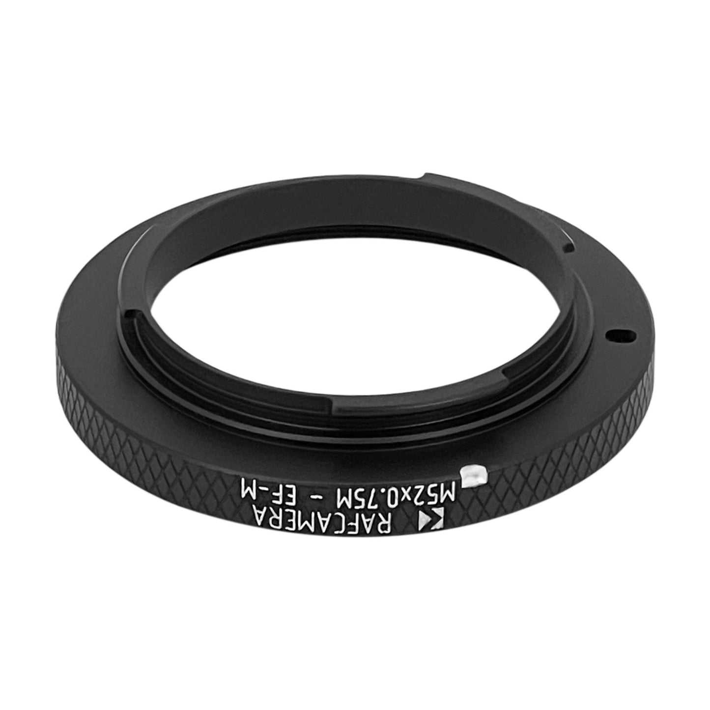 M52x0.75 female thread to Canon EF-M camera mount adapter