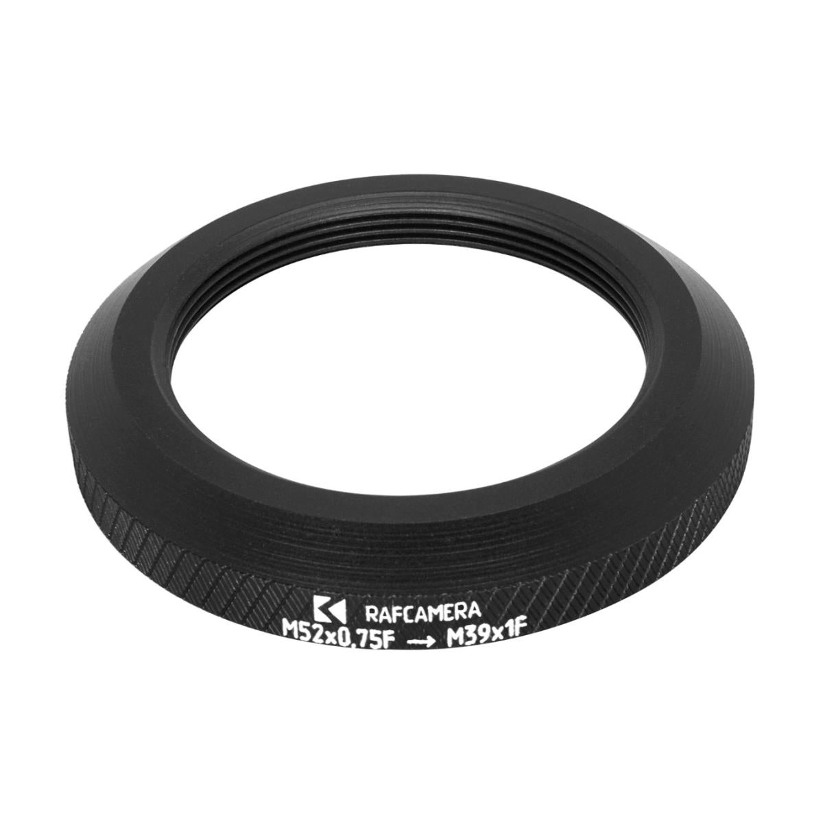 M52x0.75 female to M39x1 female thread adapter