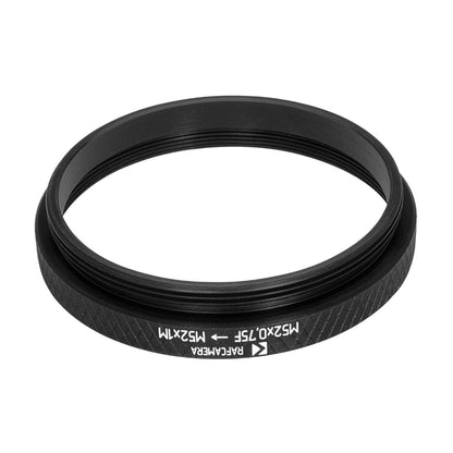 M52x0.75 female to M52x1 male thread adapter