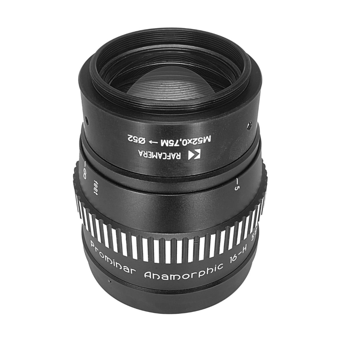 52mm clamp to M52x0.75 male thread adapter for Kowa Anamorphic 16-H lens