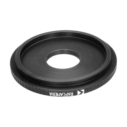 M52x0.75 male to M19x0.75 female thread adapter (52mm to 19mm step-down ring)