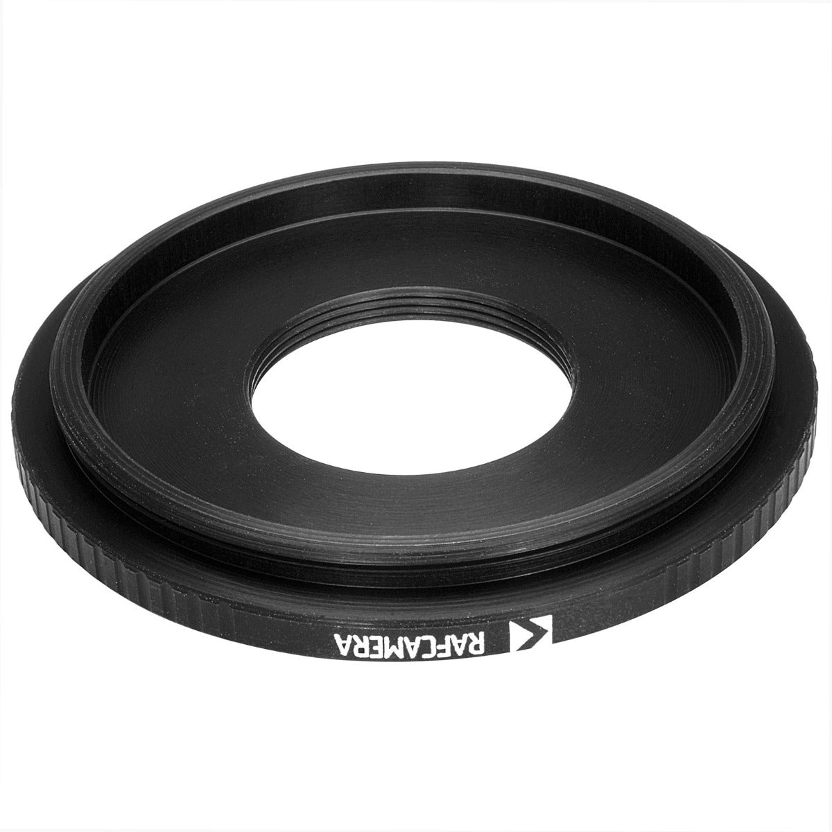 M52x0.75 male to M24x0.75 female thread adapter (52mm to 24mm step-down ring)