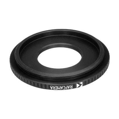 M52x0.75 male to M26.5x0.5 female thread adapter (52mm to 26.5mm step-down ring)