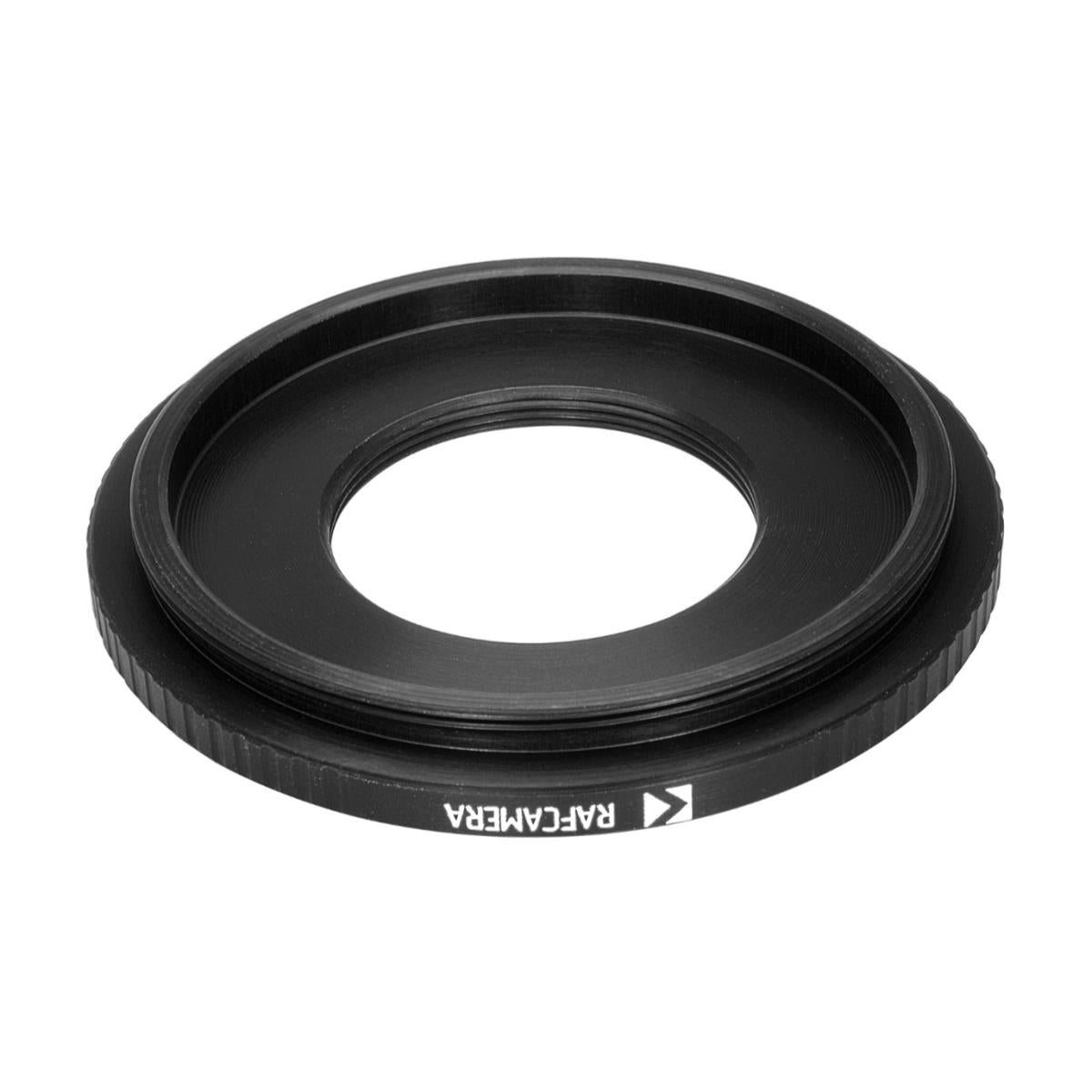 M52x0.75 male to M28x0.75 female thread adapter (52mm to 28mm step-down ring)