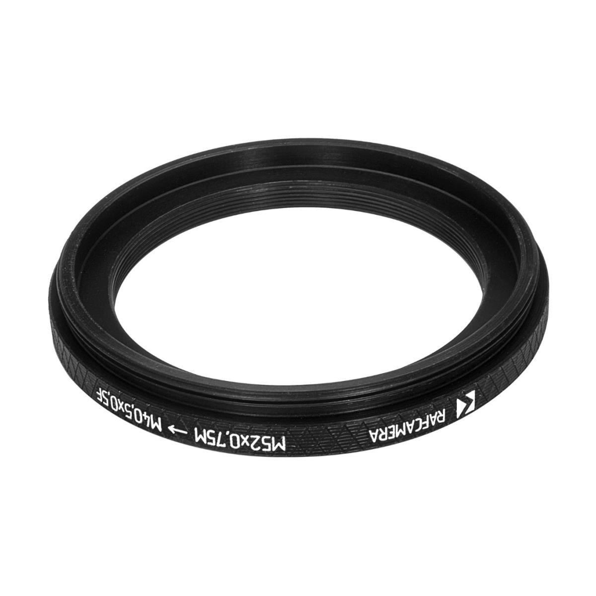 M52x0.75 male to M40.5x0.5 female thread adapter