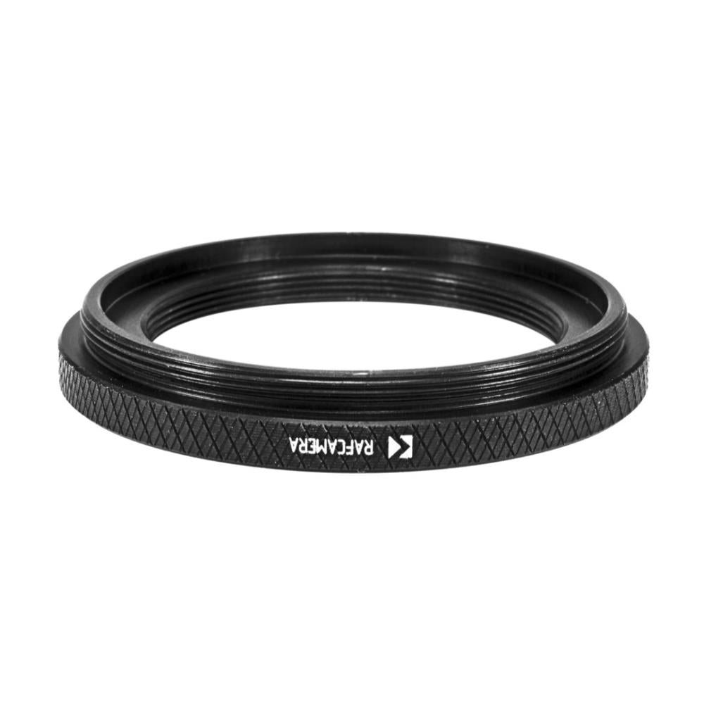 M52x0.75 male to M40x36tpi female thread adapter (52mm to 40mm step-down ring)