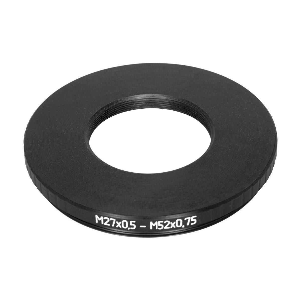 M52x0.75 male to M27x0.5 female thread adapter for Spiratone