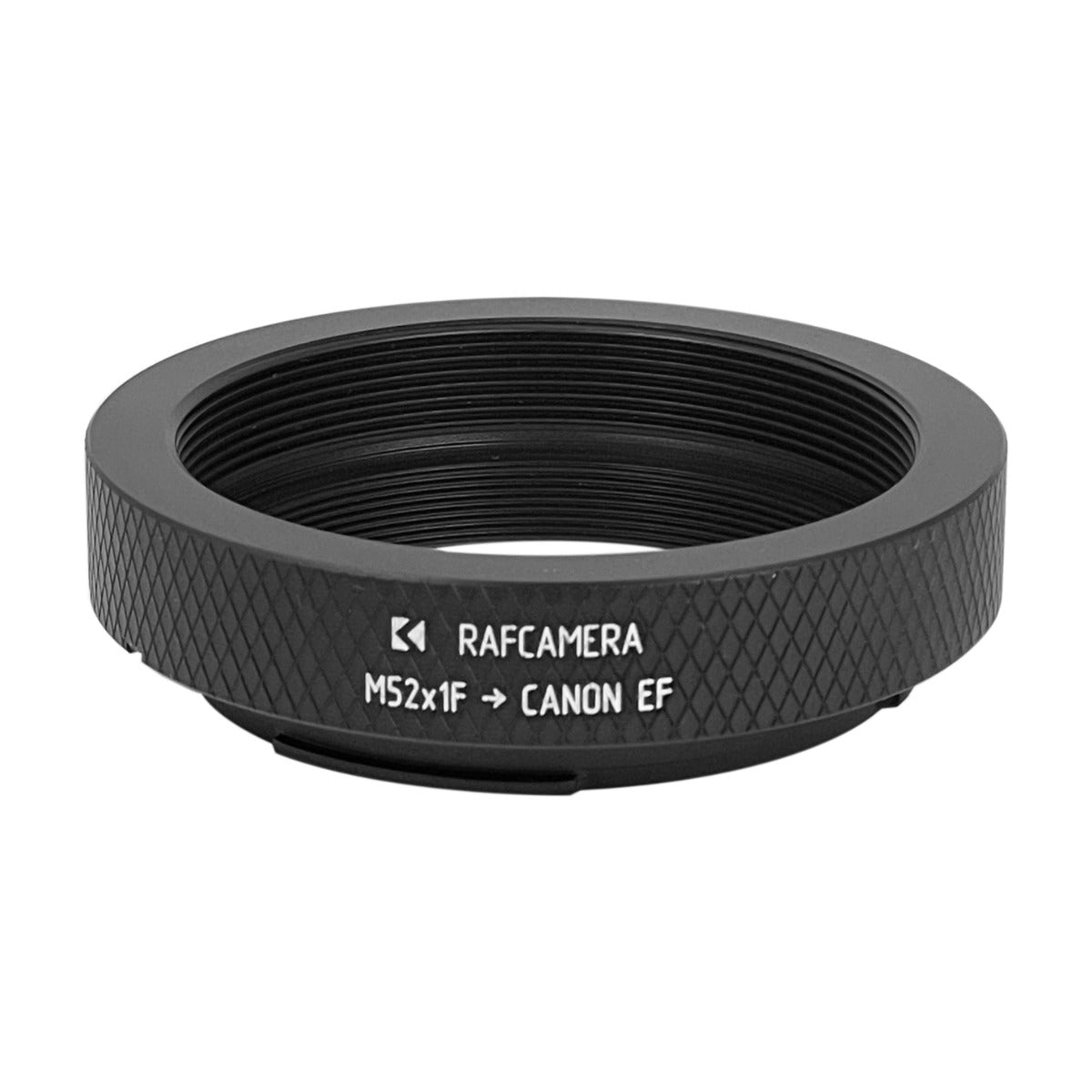 M52x1 female thread to Canon EOS (EF) camera mount adapter