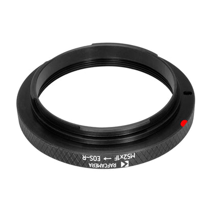 M52x1 female thread to Canon EOS-R camera mount adapter