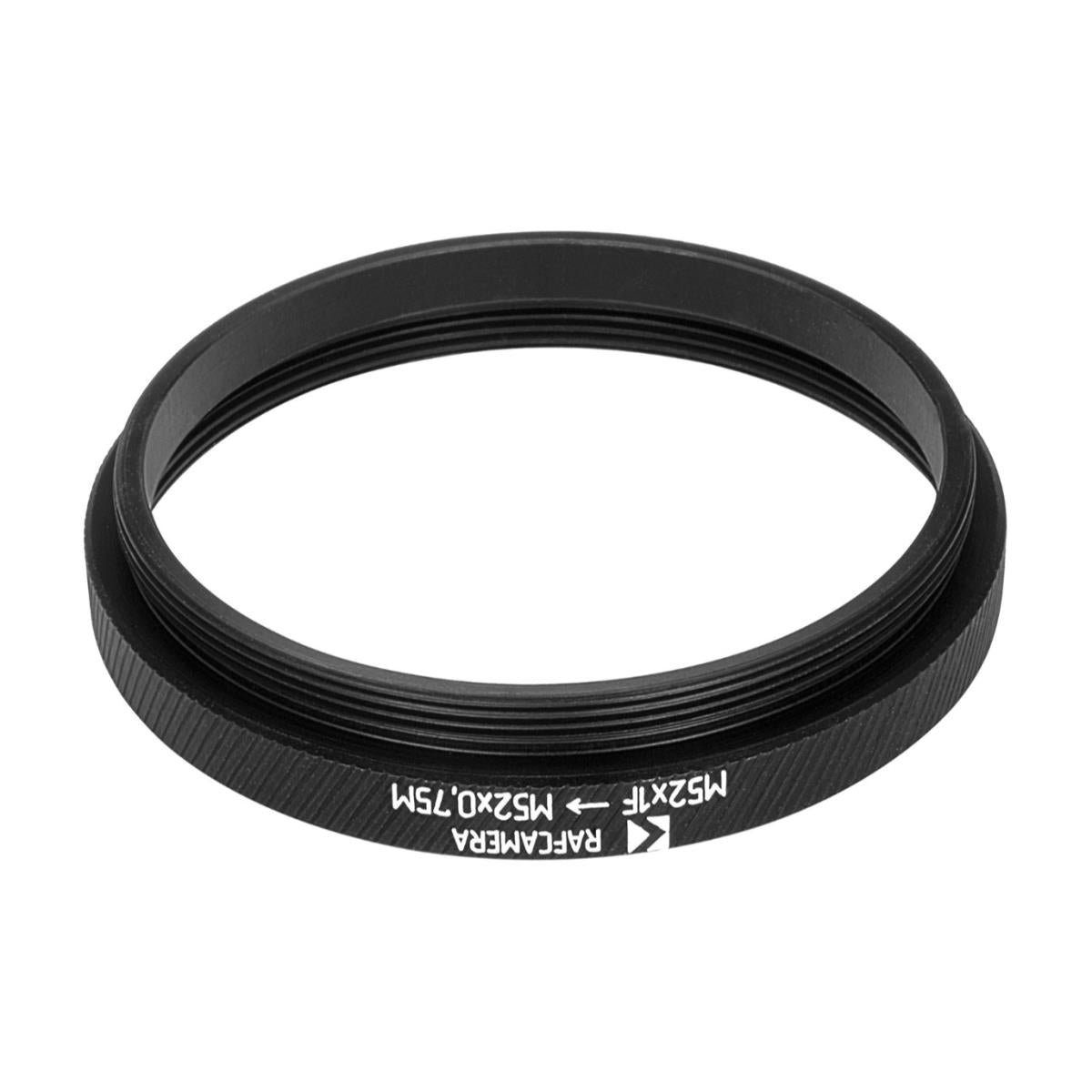M52x1 female to M52x0.75 male thread adapter