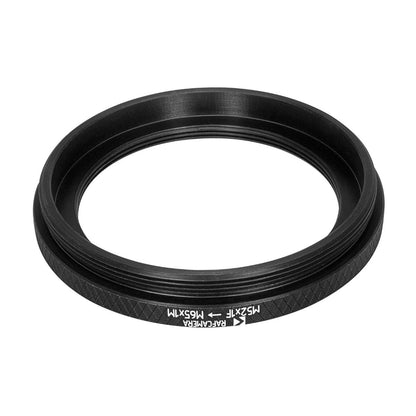 M52x1 female to M65x1 male thread adapter for helicoids