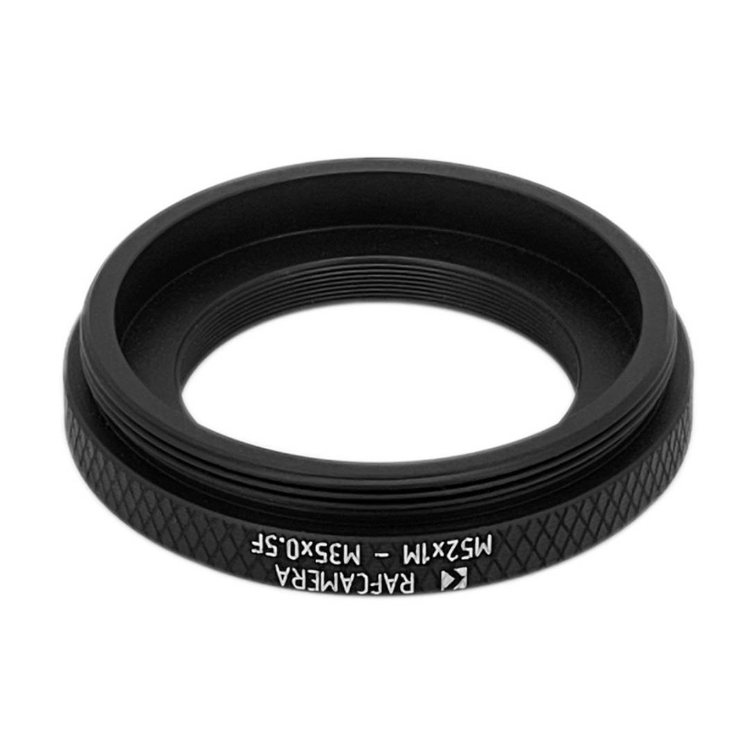 M52x1 male to M35x0.5 female thread adapter