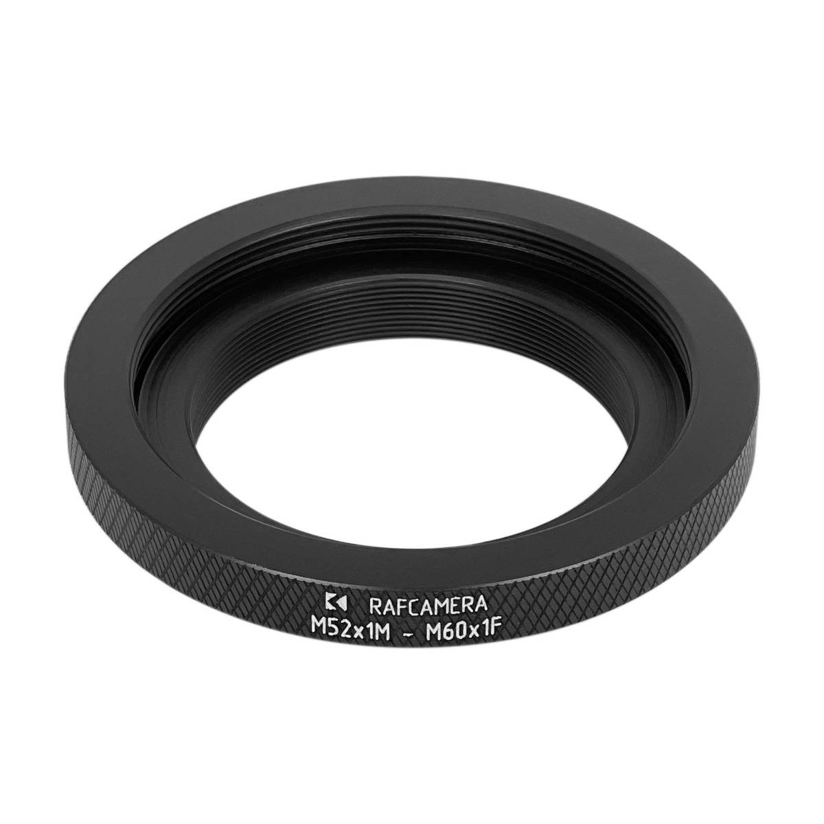 M52x1 male to M60x1 female thread adapter