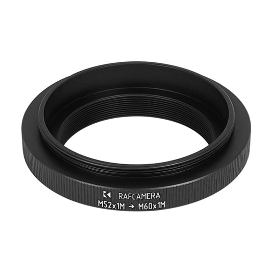 M52x1 male to M60x1 male thread adapter