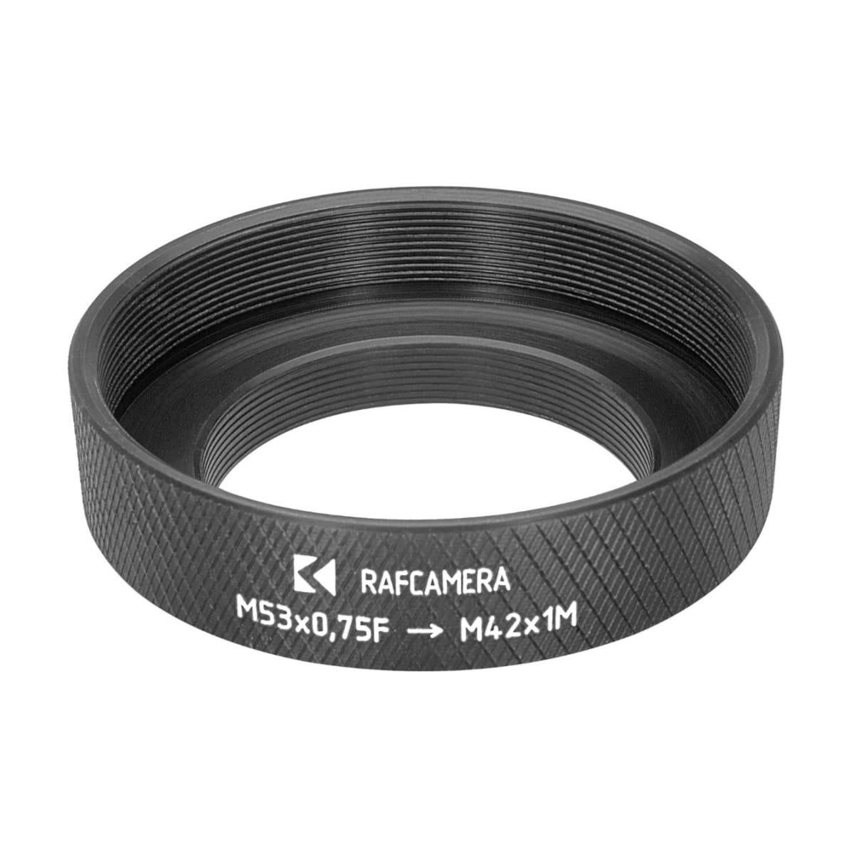 M53x0.75 female to M42x1 male thread adapter