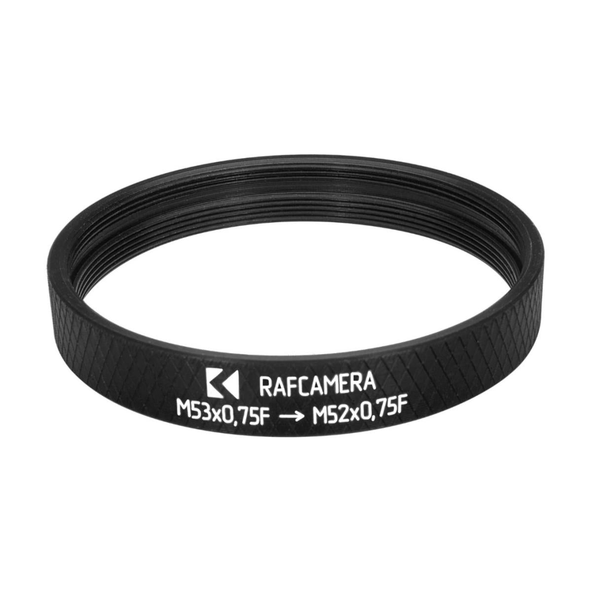 M53x0.75 female to M52x0.75 female thread adapter (filter step ring)