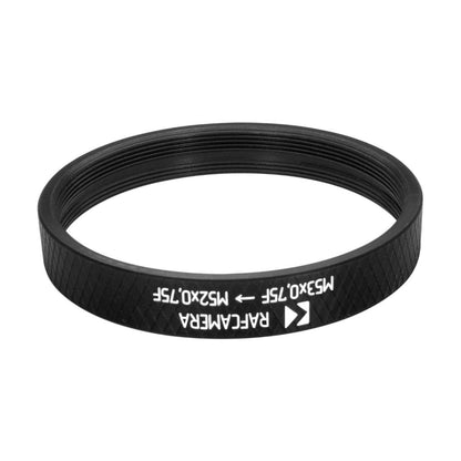 M53x0.75 female to M52x0.75 female thread adapter (filter step ring)
