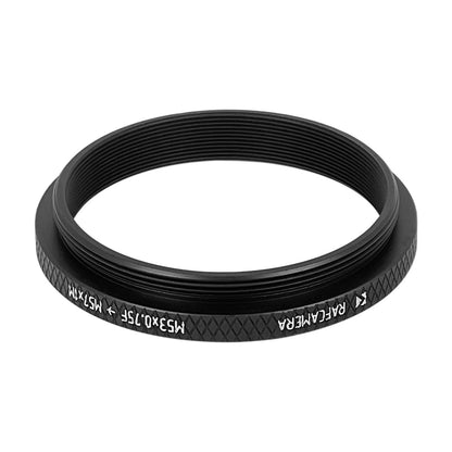 M53x0.75 female to M57x1 male thread adapter