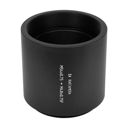 M54x0.75 thread extender with M48x0.75mm female thread