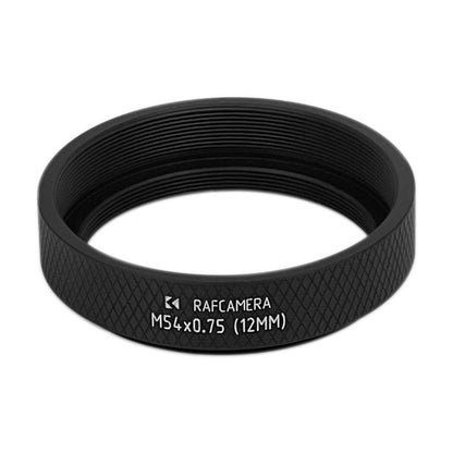 M54x0.75 female to M54x0.75 male thread adapter (12mm long extender)