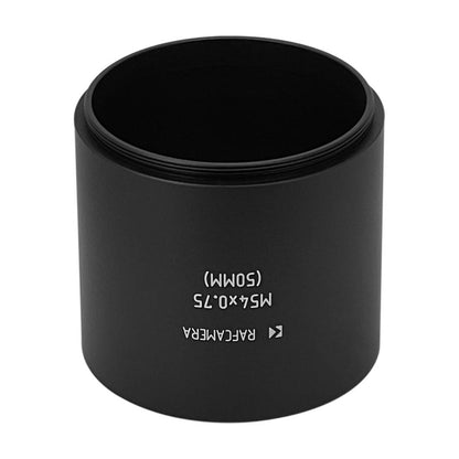 M54x0.75 female to M54x0.75 male thread adapter (50mm long extender)