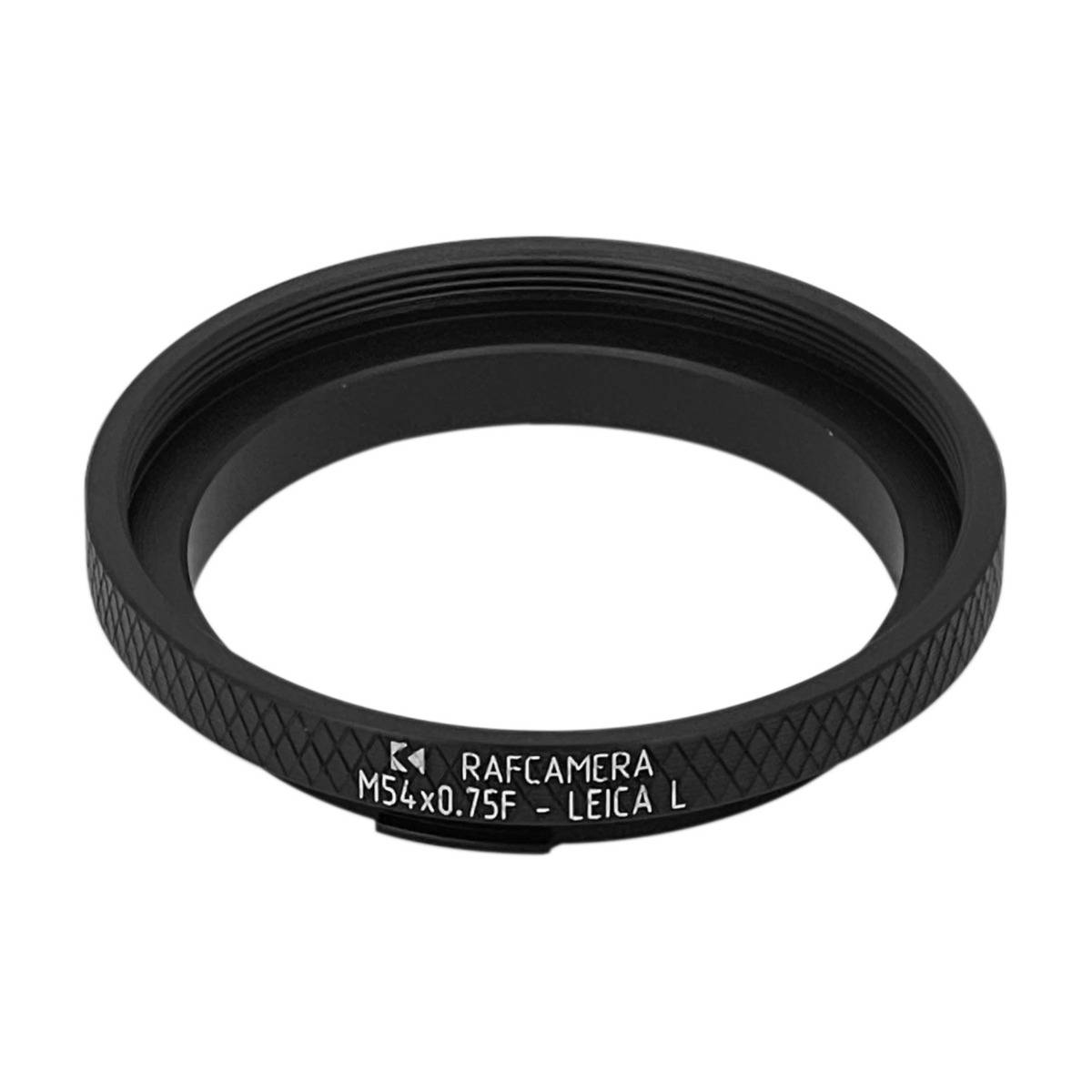 M54x0.75 female thread to Leica L camera mount adapter