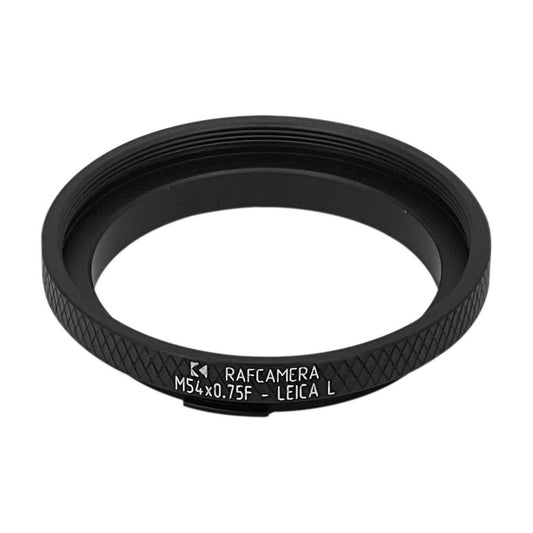 M54x0.75 female thread to Leica L camera mount adapter