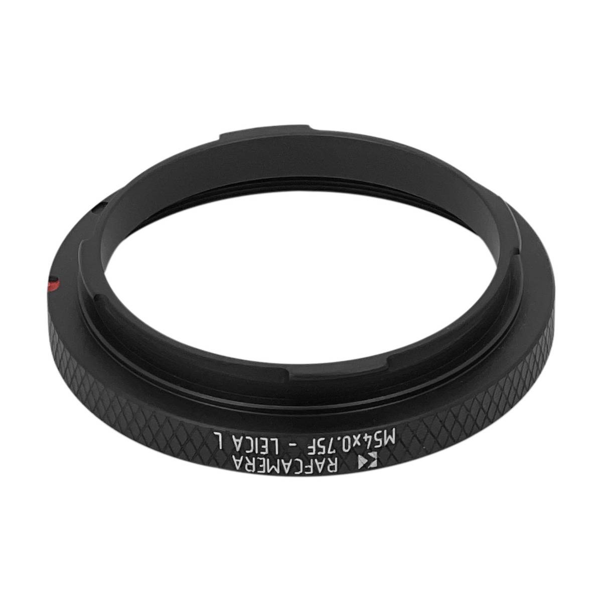 M54x0.75 female thread to Leica L camera mount adapter