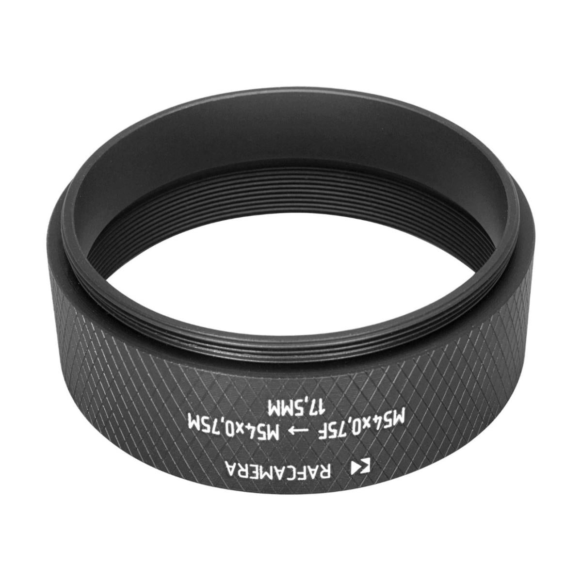 M54x0.75 female to M54x0.75 male thread adapter (17.5mm long extender)